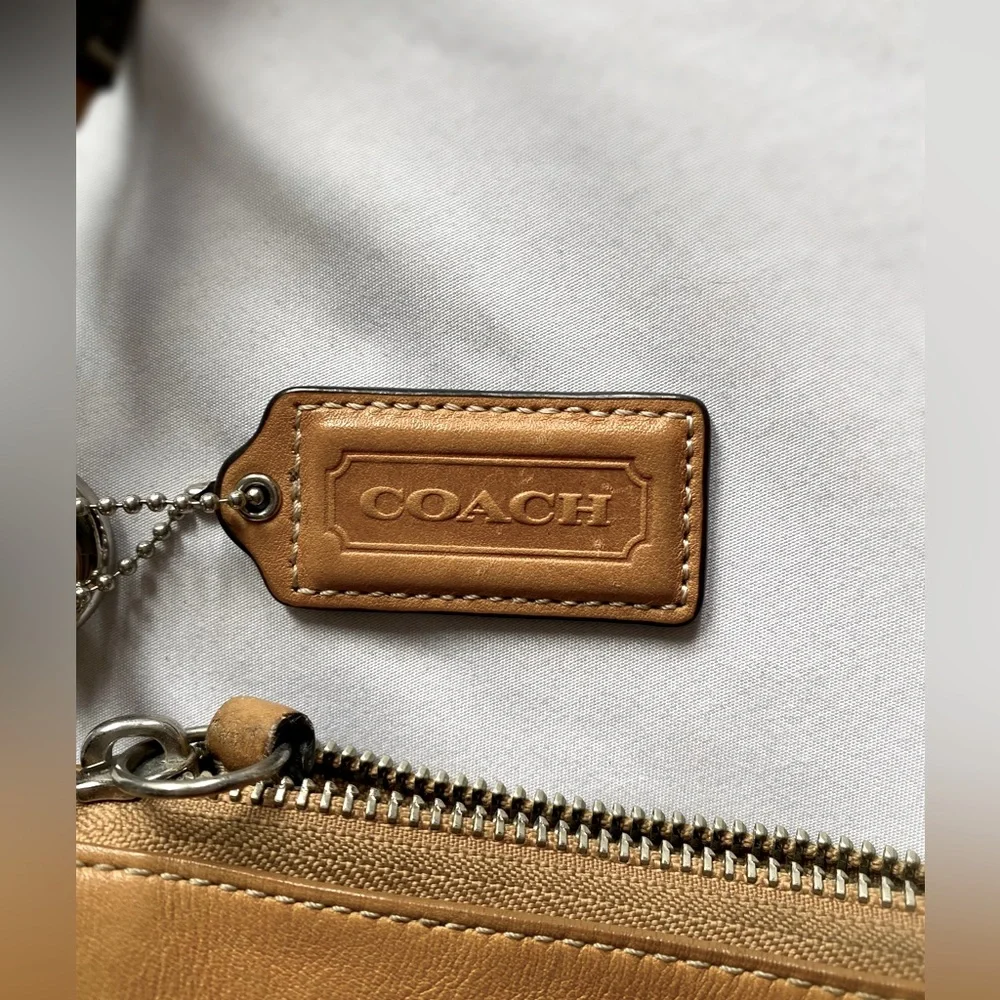 COACH | “Chelsea” Vintage Camel Leather Shoulder Bag (F14018) - Picture 3 of 4